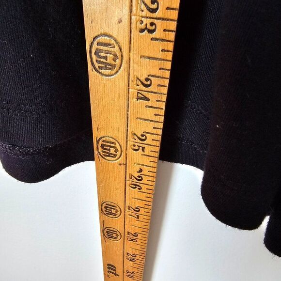 EUC GAP MOCK NECK BLACK TOP SHORT SLEEVES SIZE SMALL - Picture 9 of 9